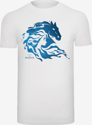 F4NT4STIC T-Shirt 'Disney Frozen 2 - Nokk Silhouette' in Weiß: Vorderseite
