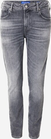 SCOTCH & SODA Slimfit Jeans 'Skim' in Grijs: voorkant