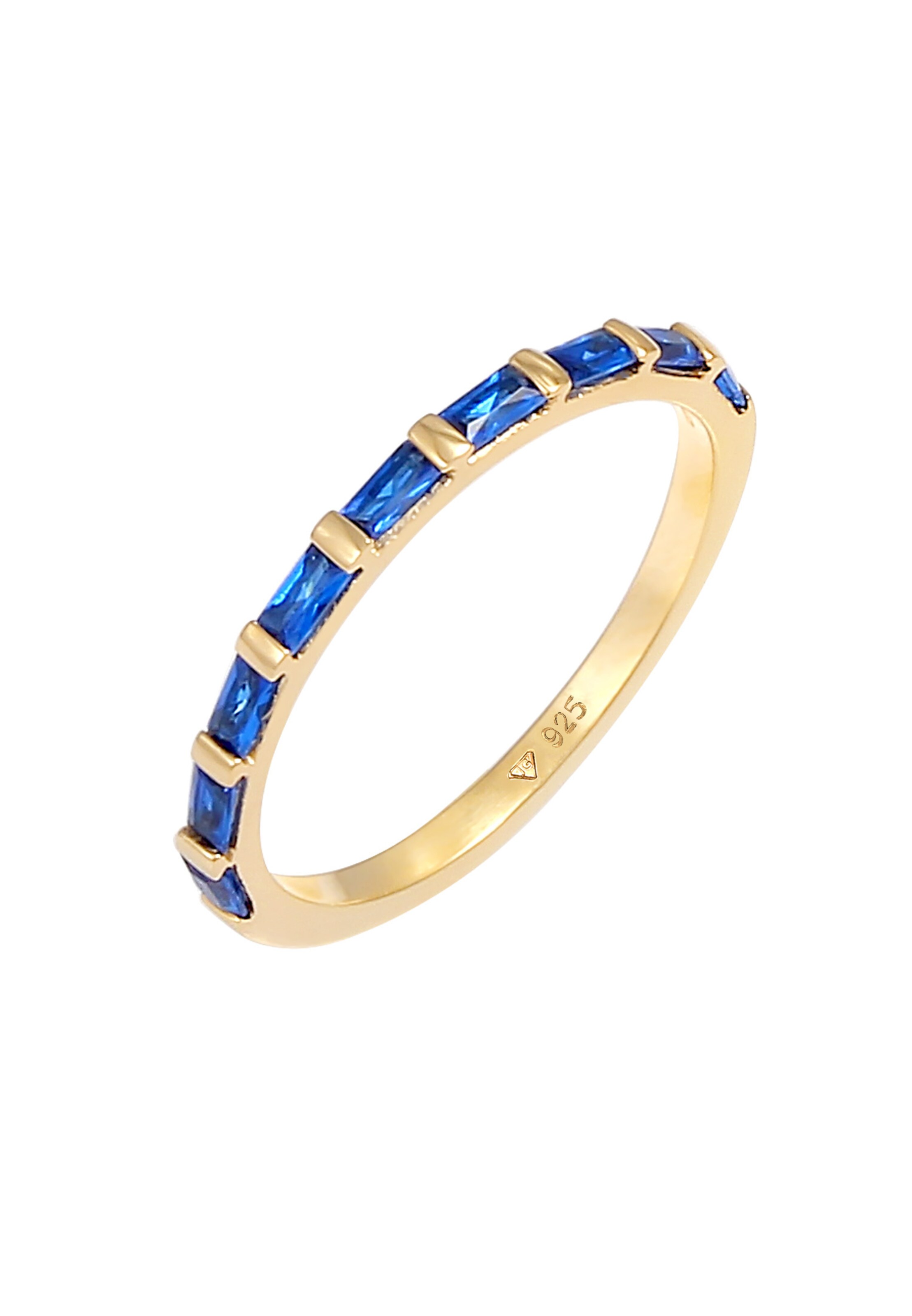 ELLI PREMIUM Ring Bandring in Gold: Vorderseite