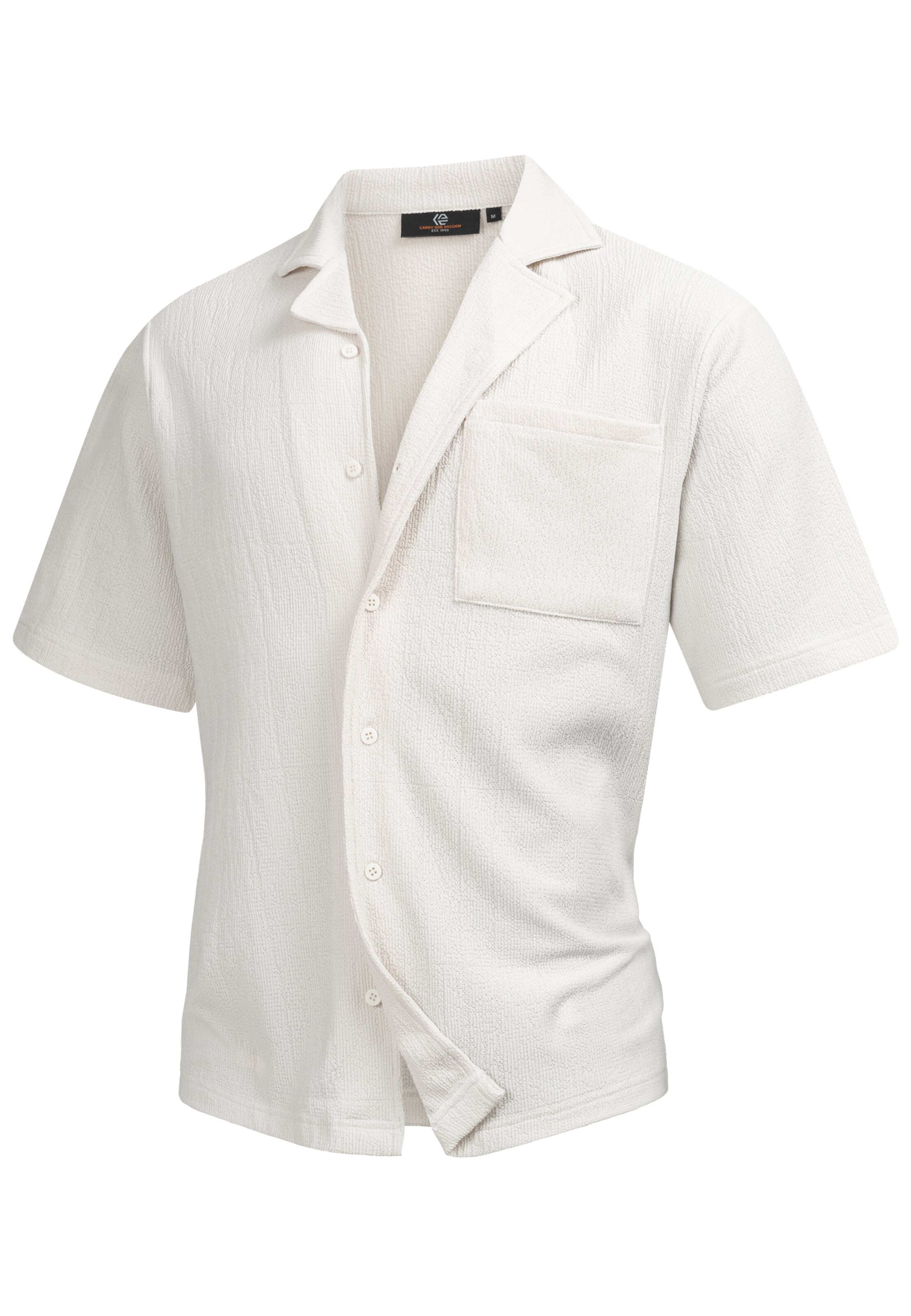 INDICODE JEANS Hemd 'Provo' in Weiß: Vorderseite