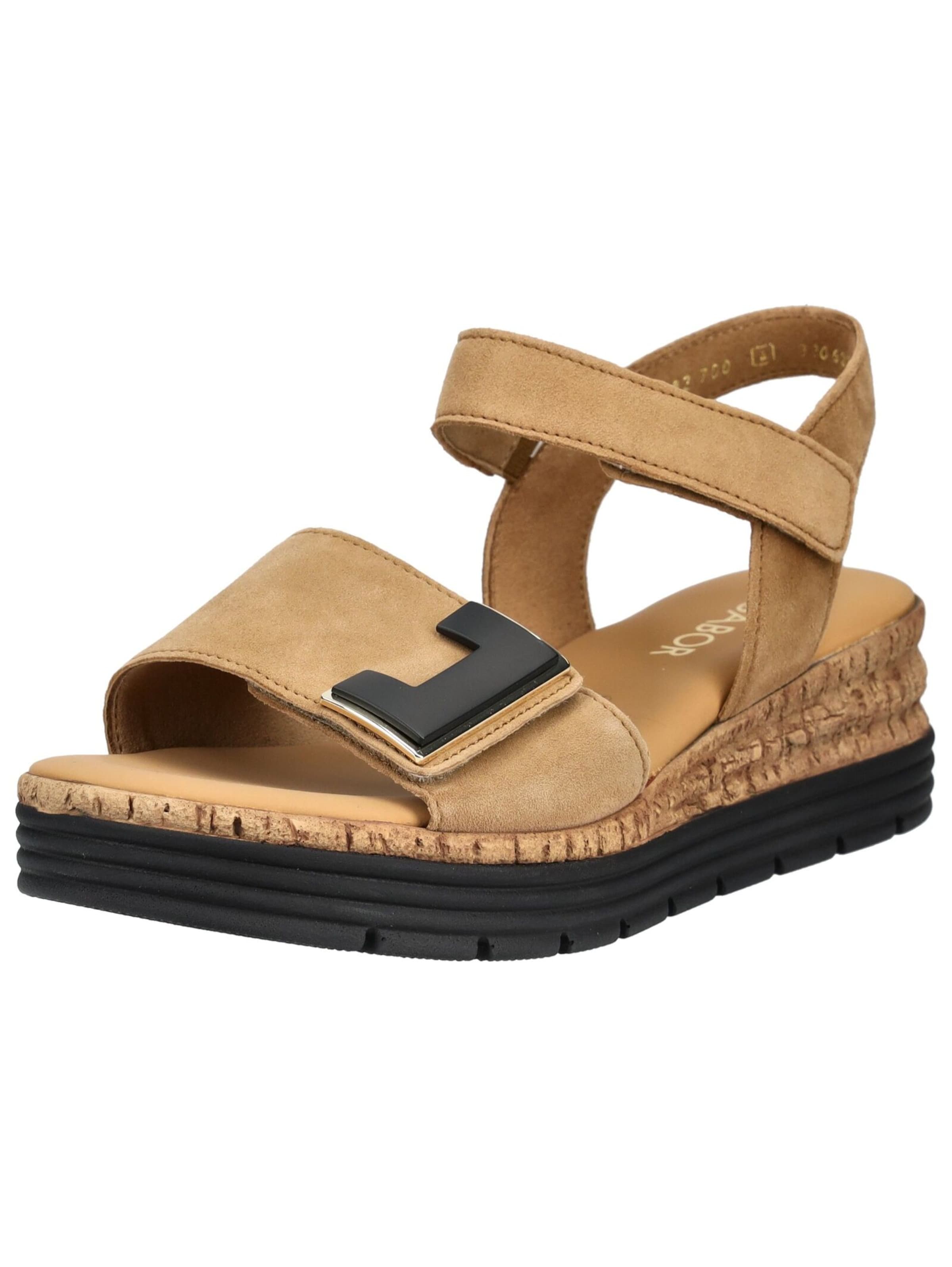 GABOR Sandale in Braun: Vorderseite