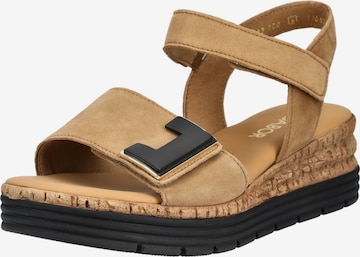 Sandales GABOR en marron : devant