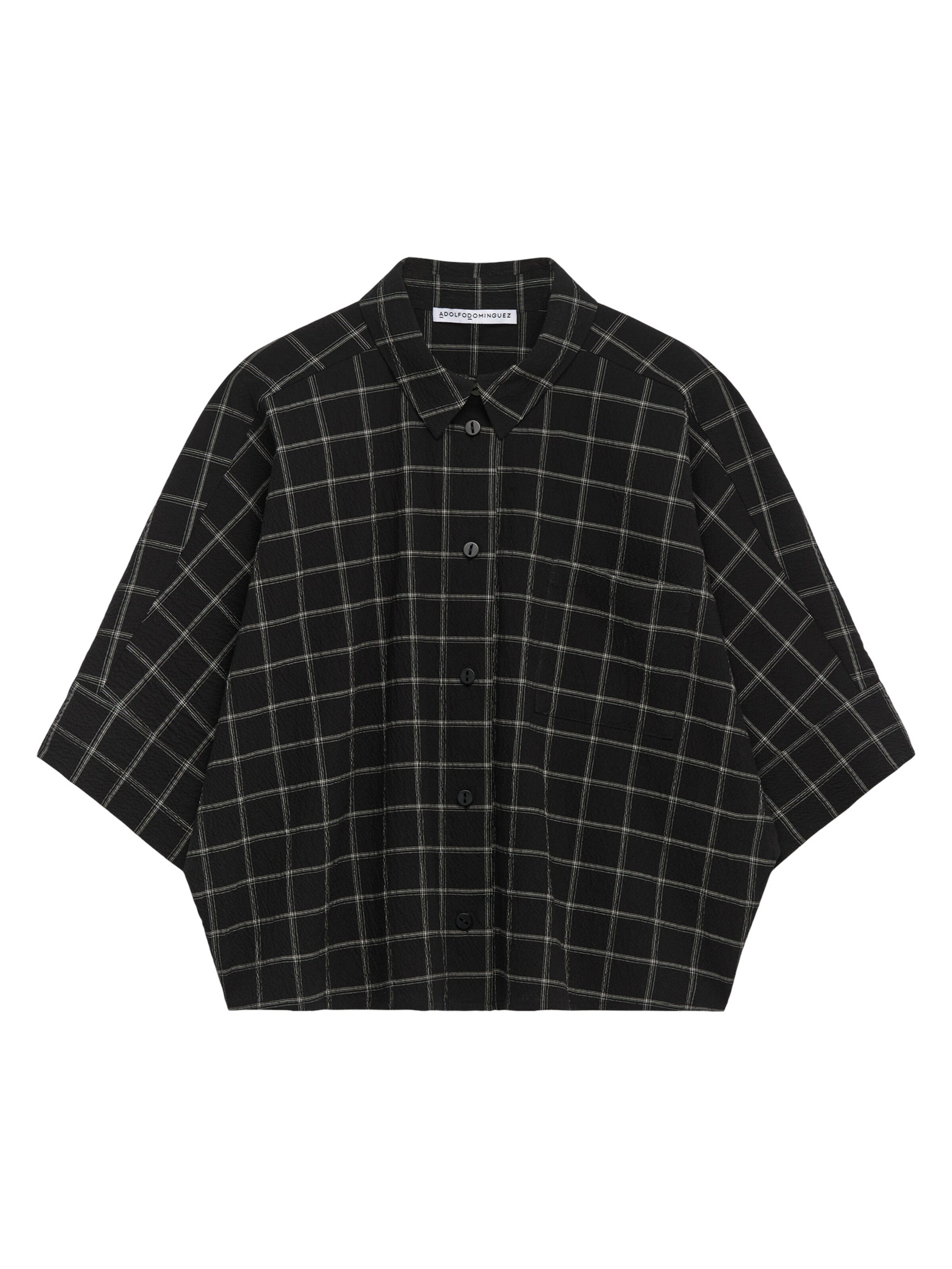 Adolfo Dominguez Chemisier en gris / noir, Vue avec produit