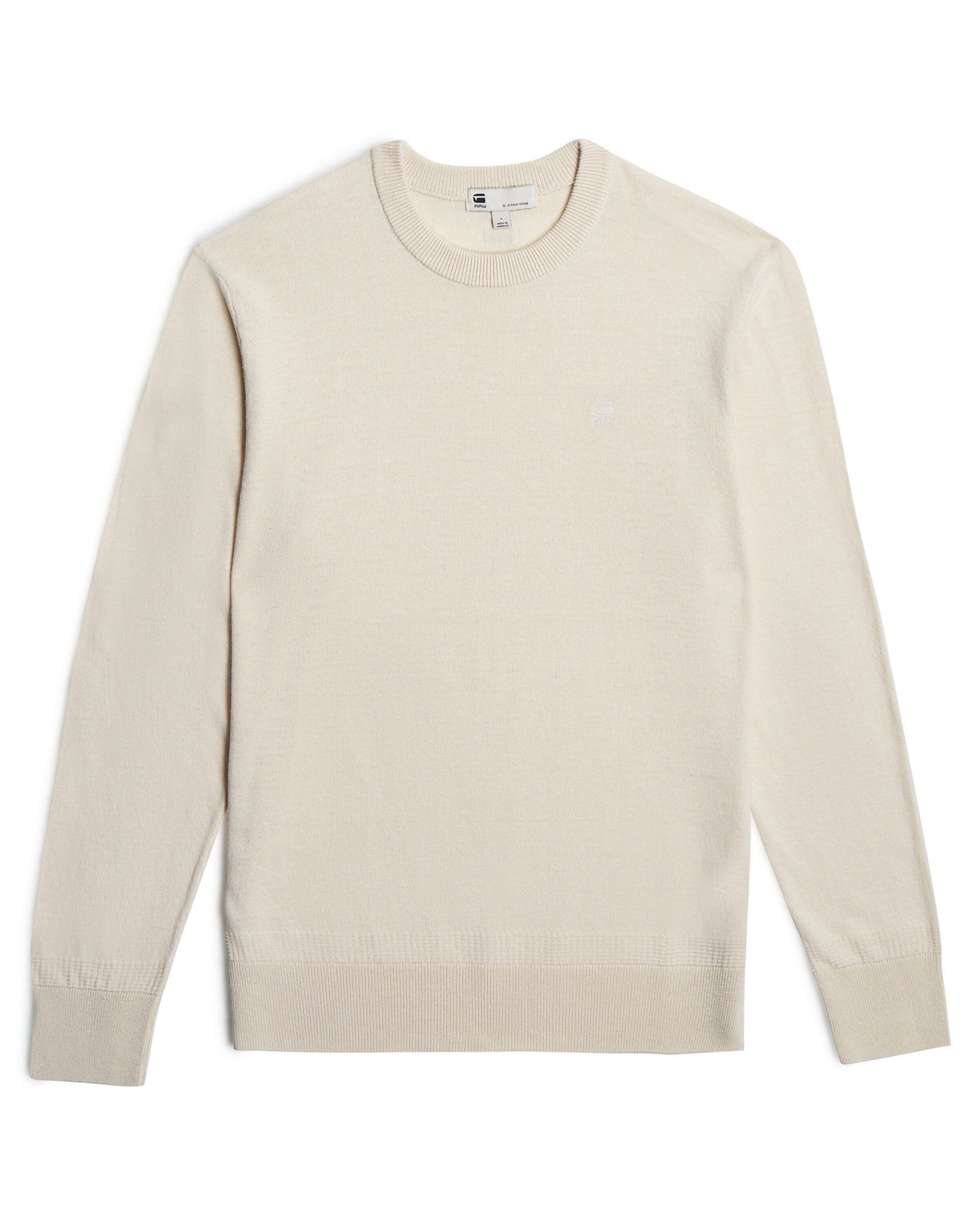 Pull-over 'Premium core' G-STAR en blanc : devant