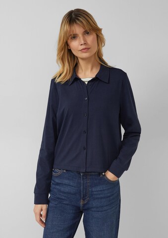 s.Oliver Bluse in Blau: Vorderseite