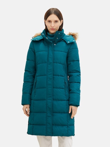 Manteau d’hiver TOM TAILOR en bleu : devant