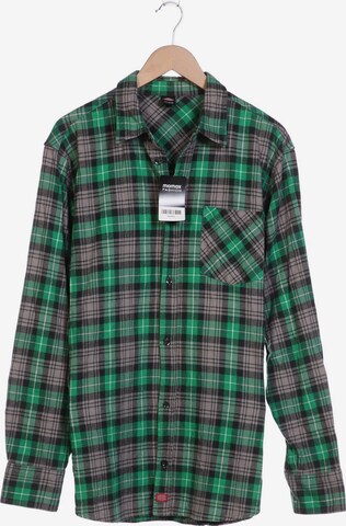 DICKIES Button Up Shirt in XXL in Green: front
