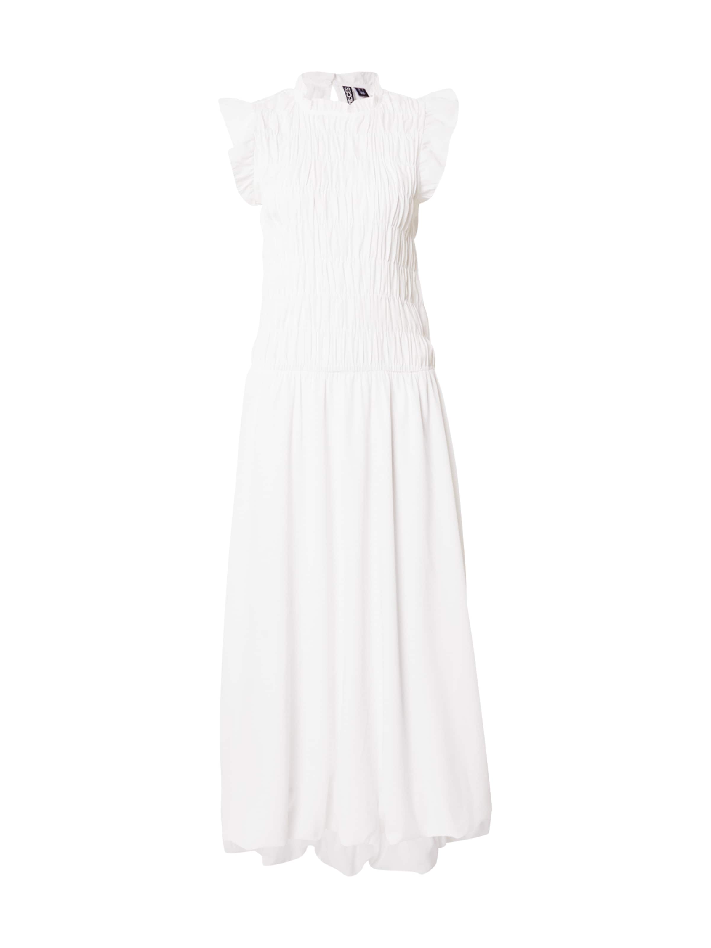 PIECES Šaty 'PCDEMMIE' - Biela: predná strana