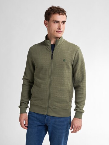 Petrol Industries Sweatvest 'Starboard' in Groen: voorkant