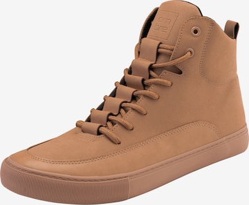 Ombre Sneaker high in Braun: Vorderseite