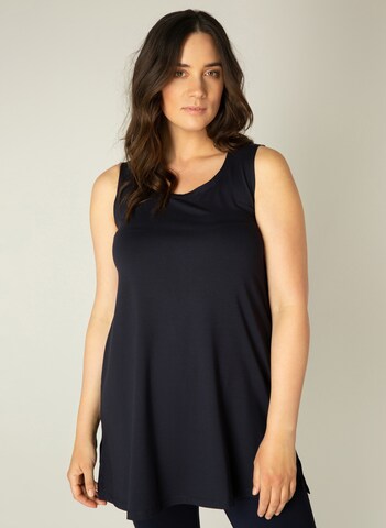 BASE LEVEL CURVY Top 'Abbigail' in Black: front