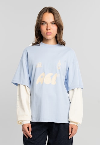 Maglietta di Another Cotton Lab in blu: frontale