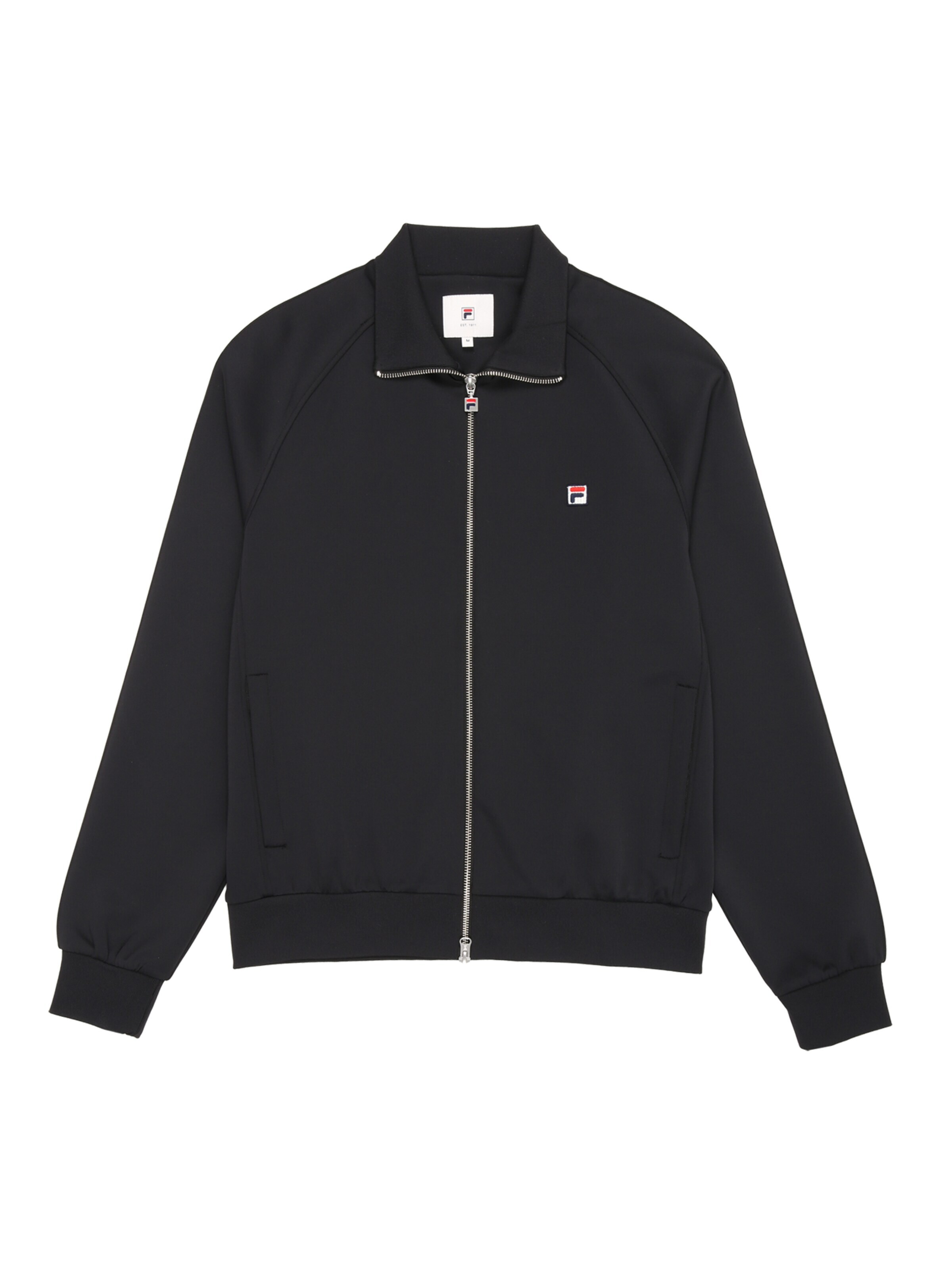 Veste de survêtement 'CAVALESE regular track jacket' FILA en noir