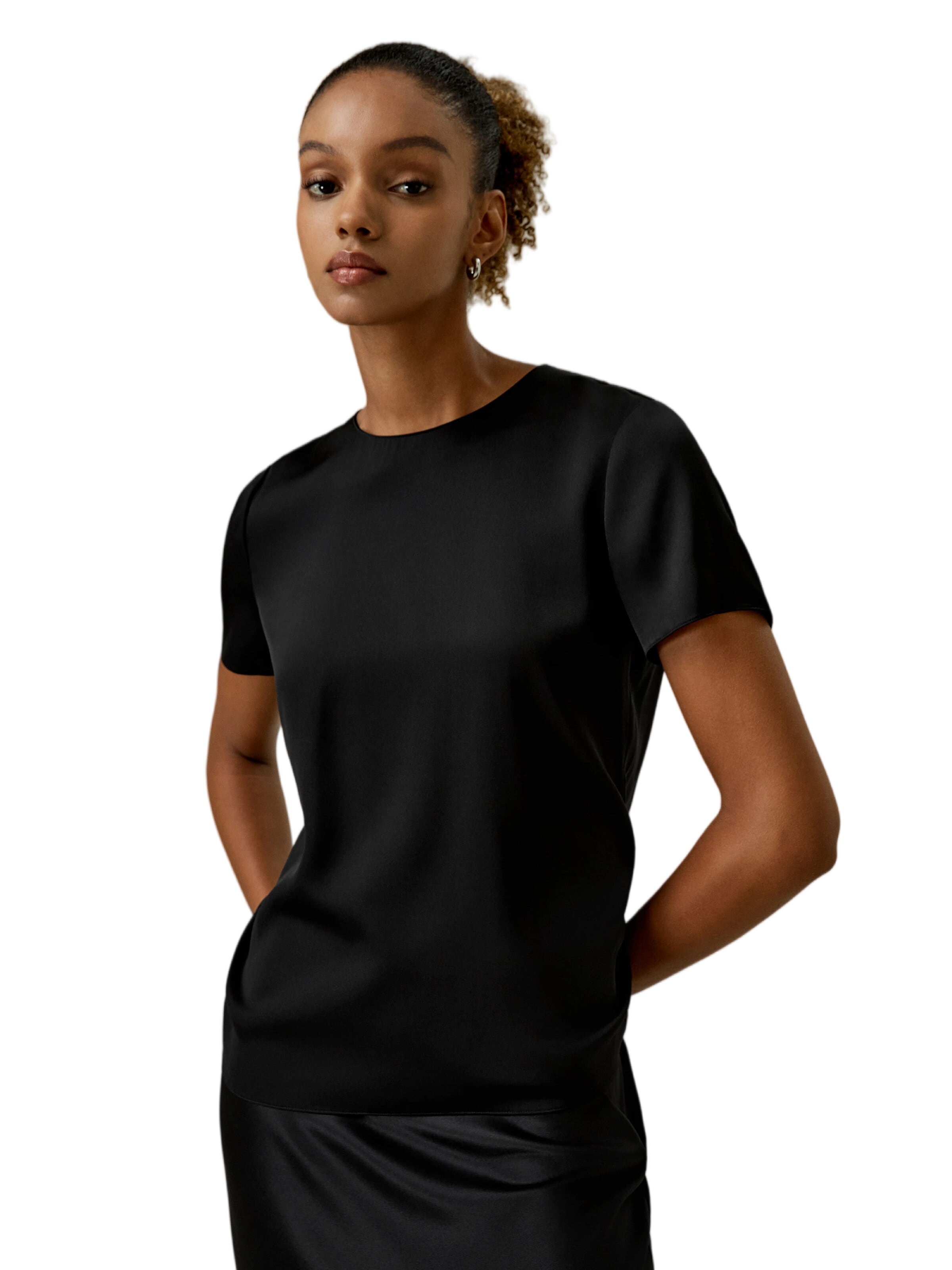 Lilysilk Shirt in Zwart