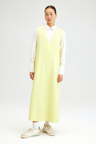 Robe-chemise Touche Prive en jaune : devant