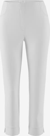 STEHMANN Slim fit Pants 'Loli' in White: front