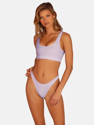 OW CollectionBustier Bikini gornji dio 'HANNA' - ljubičasta boja