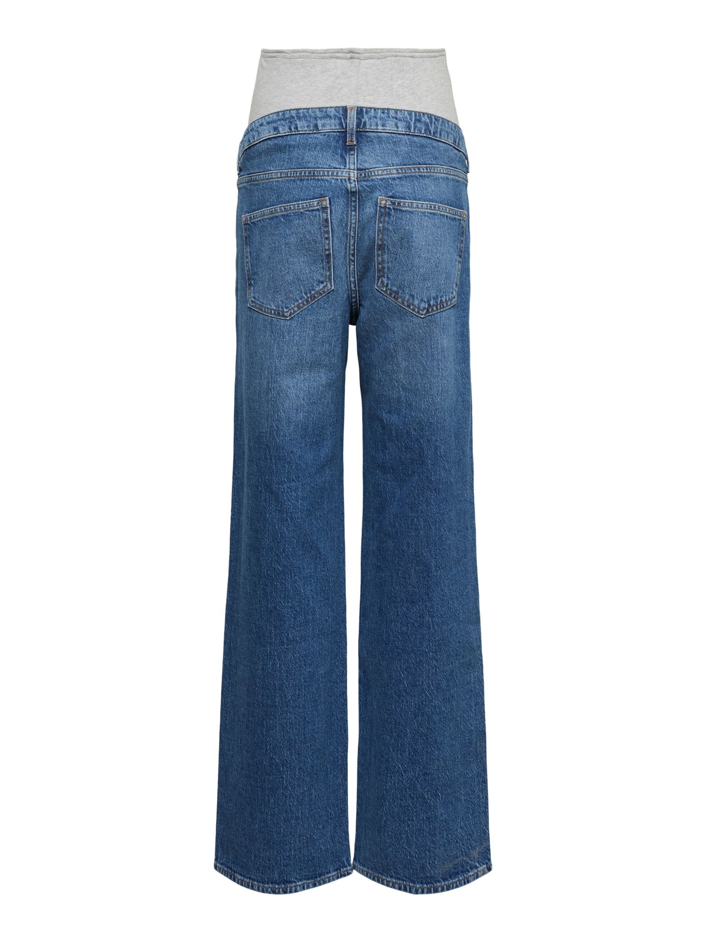 Vero Moda Maternity Regular Jeans in Blauw