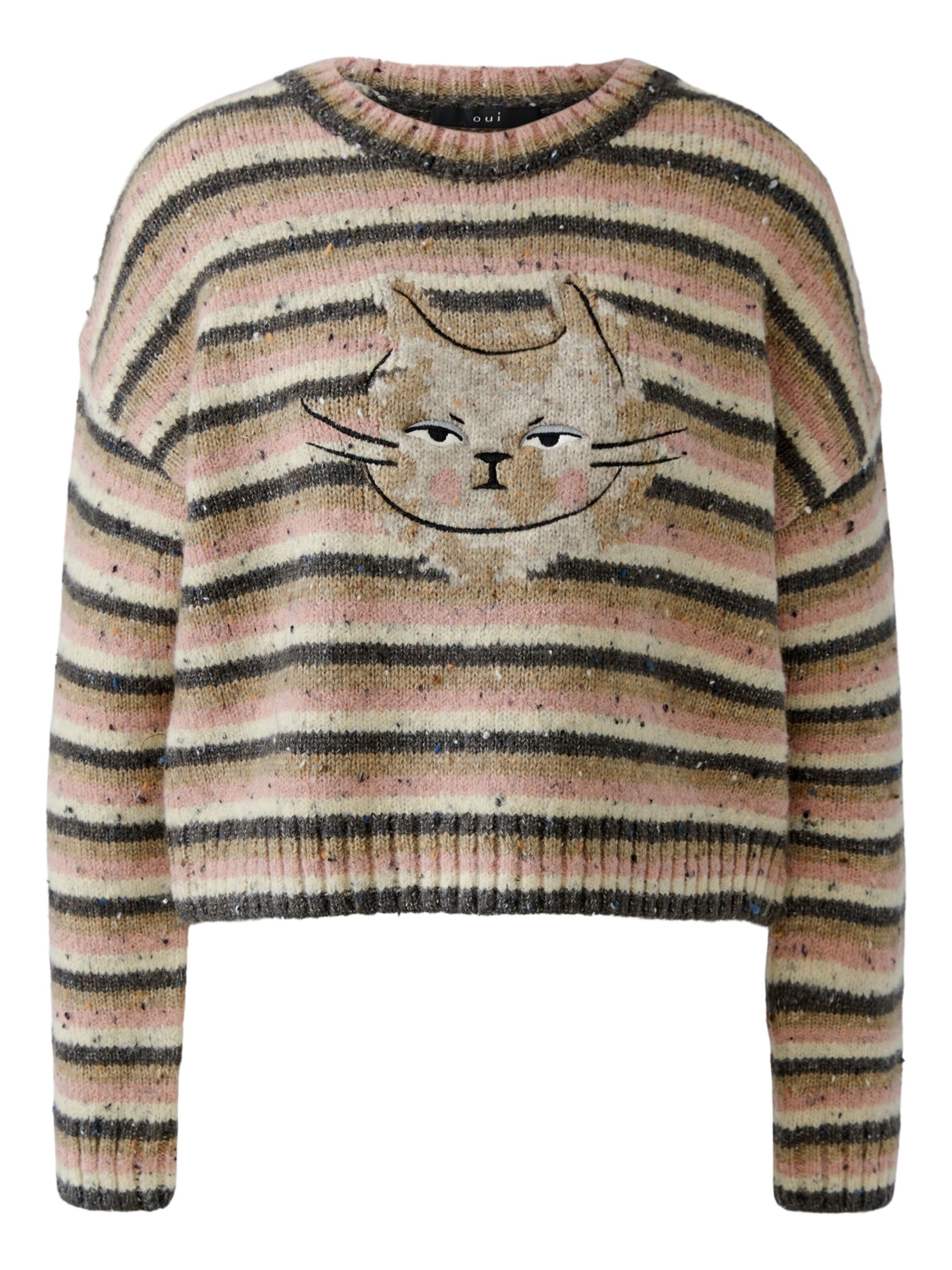 OUI Pullover in Beige: Vorderseite