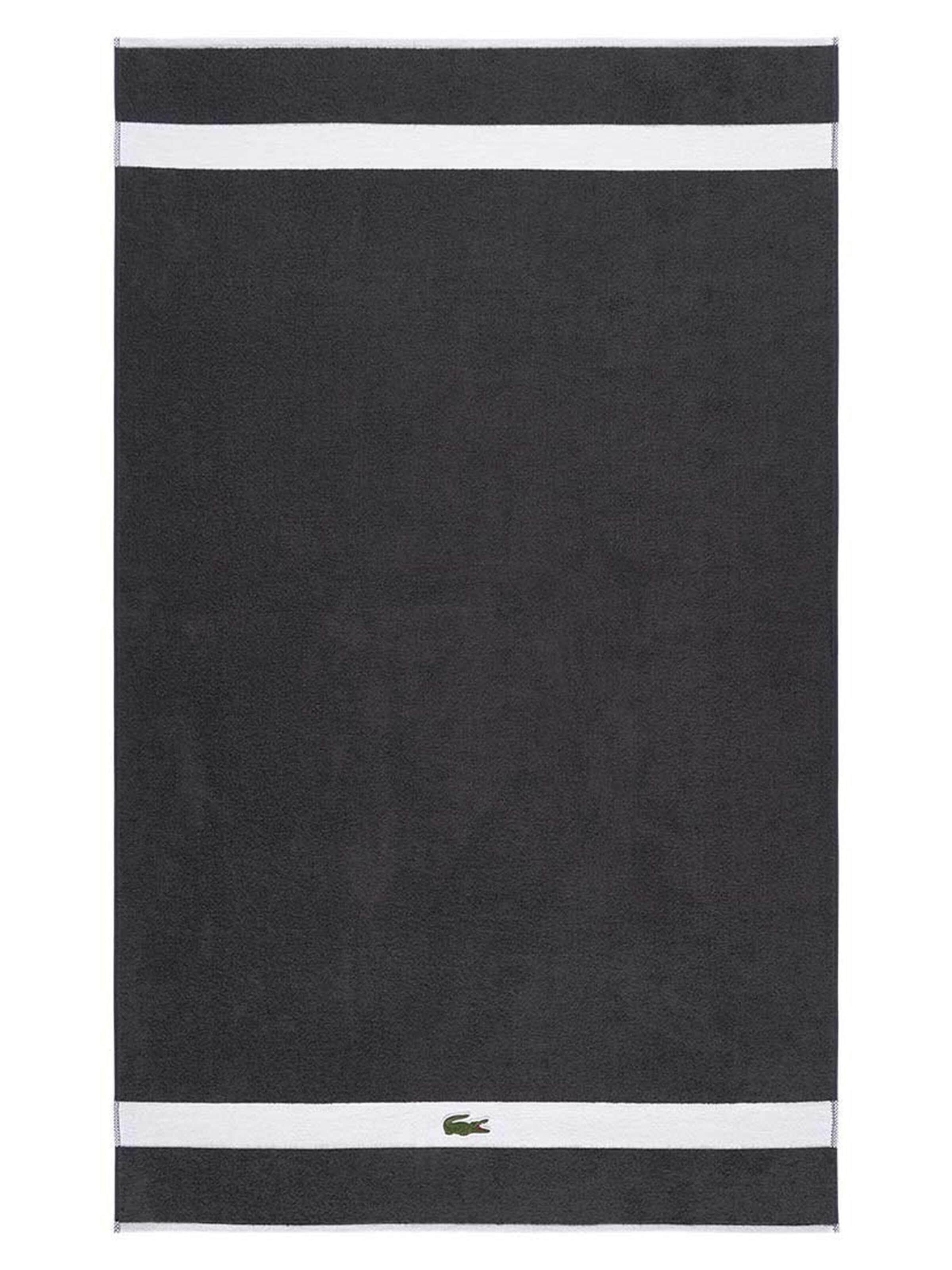 LACOSTE Handtuch 'LCASUAL'‌‌‌‌ in Schwarz: Vorderseite