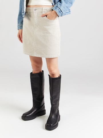 Hailys Rok 'Mi44rell' in Beige: voorkant