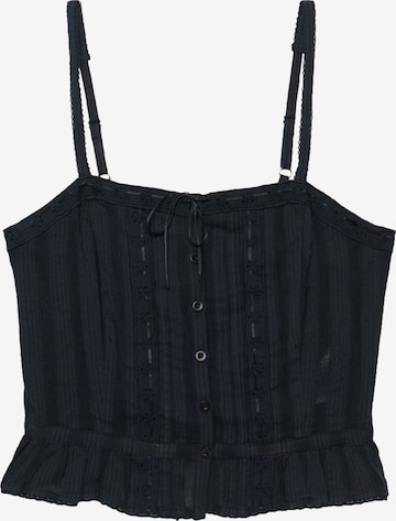 Haut Superdry & Co en bleu : devant