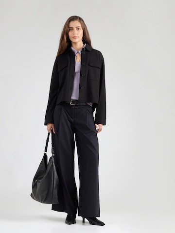 Smith&SoulWide Leg/ Široke nogavice Prijelazna jakna - crna boja