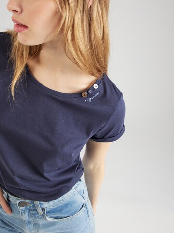 Ragwear T-Shirt 'FLLORAH' in Blau