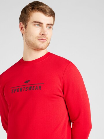 4F Sportsweatshirt in Rot