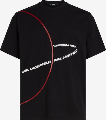 Karl Lagerfeld T-shirt 'Mars' i svart: framsida
