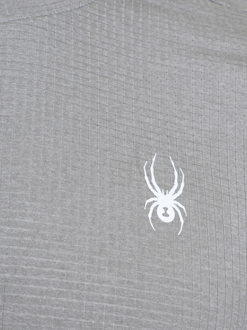 T-Shirt fonctionnel Spyder en gris