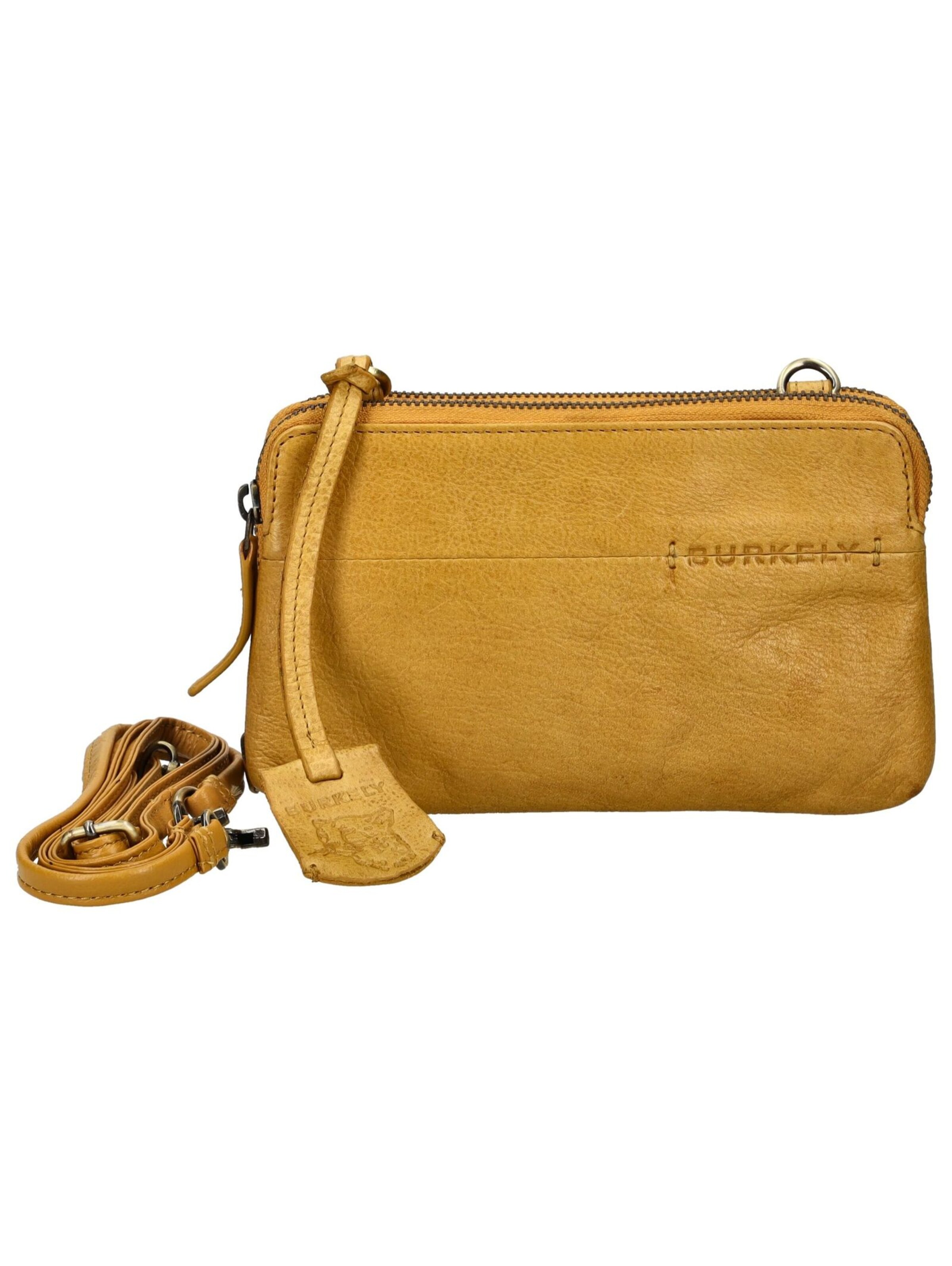 Burkely Schoudertas in Geel: voorkant