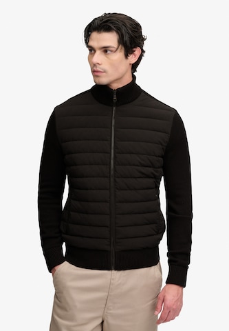 Geacă de primăvară-toamnă de la Superdry & Co pe negru: față