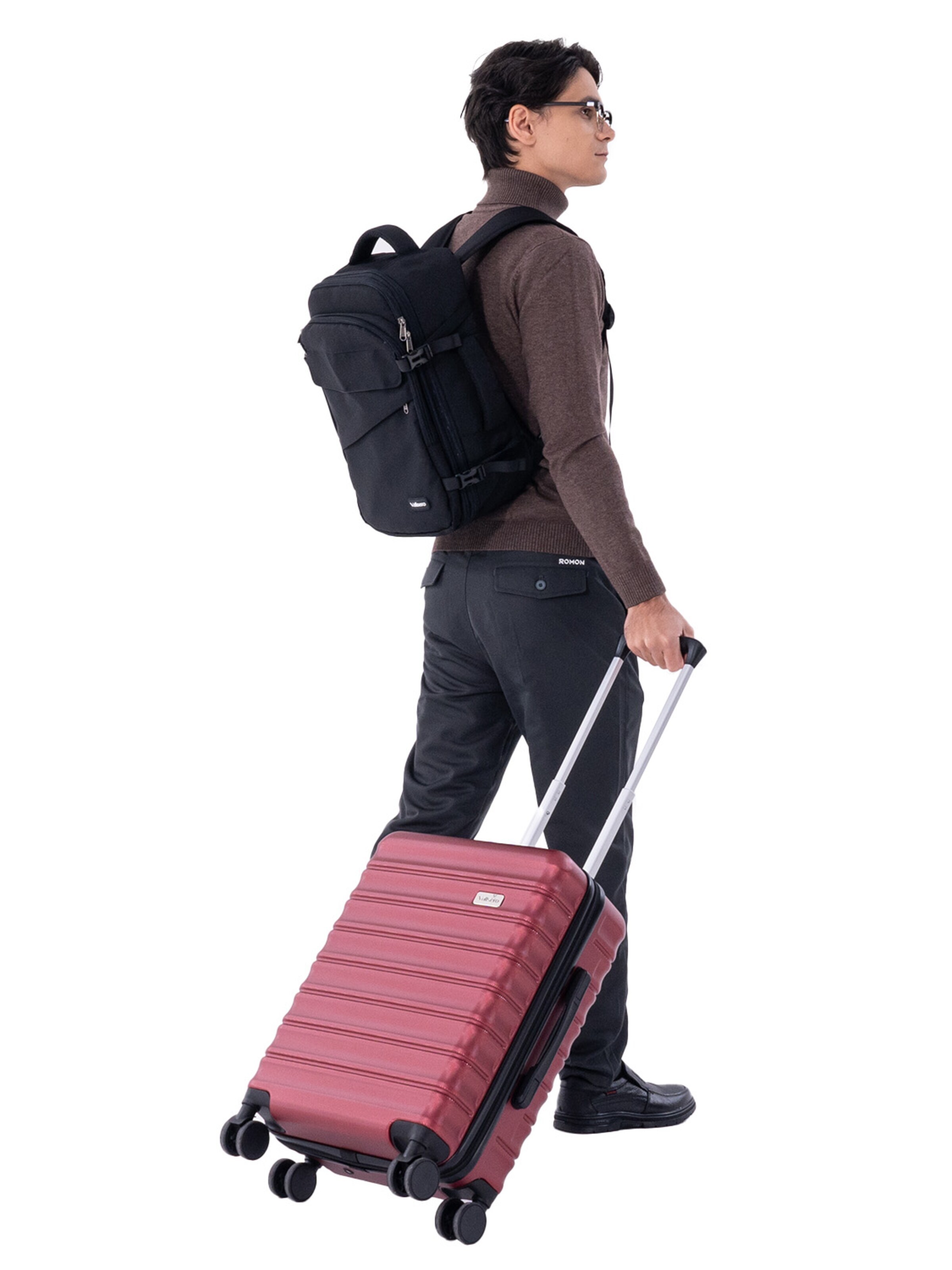 Vallsero Koffer 'VALLSERO LG5 Trolley'‌‌‌‌‌‌‌‌‌‌ in Rot: Vorderseite