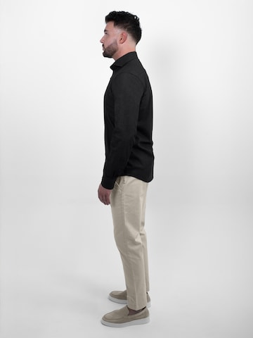 Vercate - Regular Fit Camisa clássica 'No. 29' em cinzento