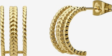Lucardi Earrings 'Chic' in Gold: front