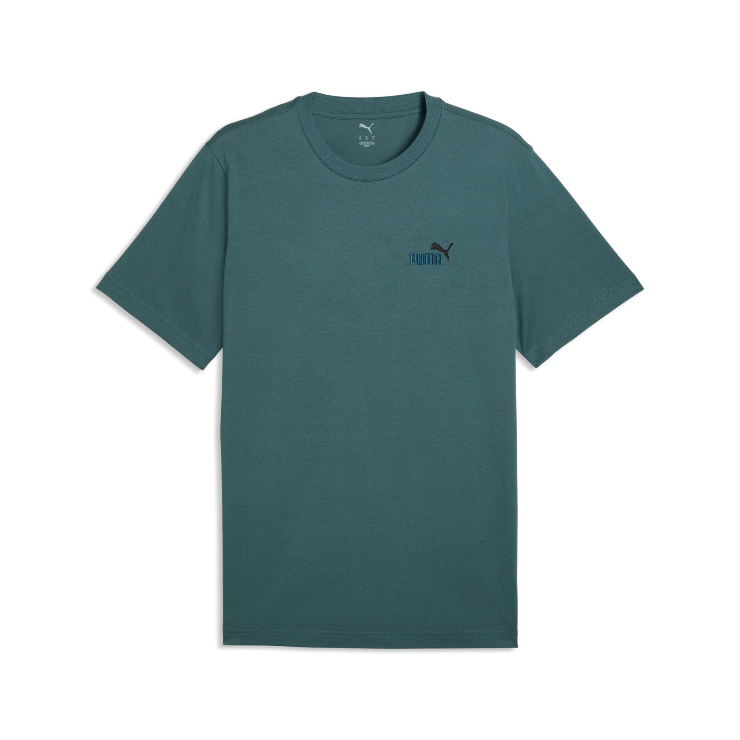 PUMA Shirt 'Essential No. 1' in Green: front