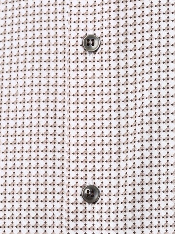 OLYMP Slim fit Button Up Shirt in Beige