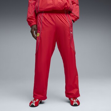 PUMA Regular Sportbroek 'Scuderia Ferrari' in Rood: voorkant