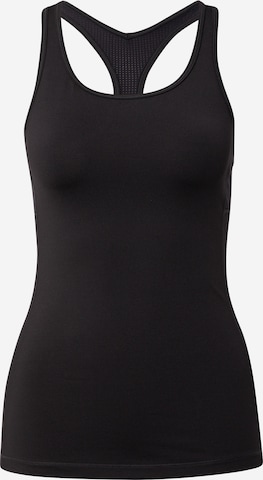Casall Sports Top in Black: front