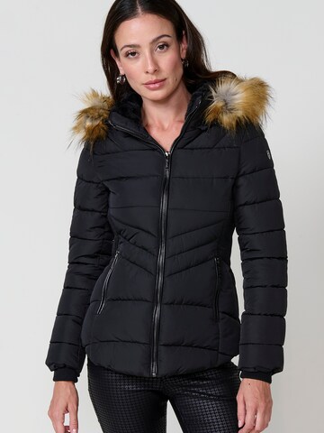 KOROSHI - Casaco de inverno em preto: frente