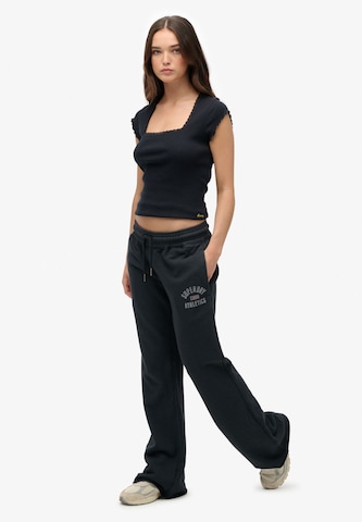 Superdry Regular Broek in Blauw