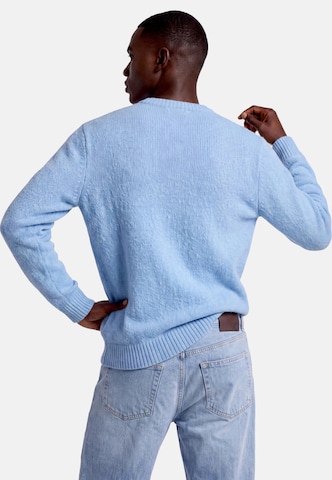 zero Strickpullover mit Rundhalsausschnitt in Blau
