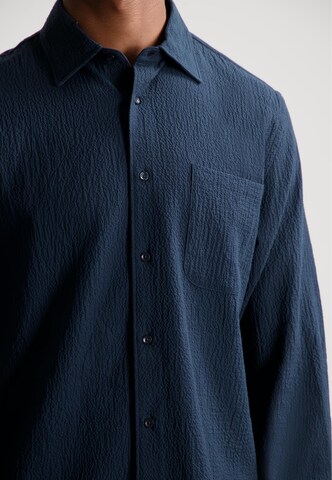 Coupe regular Chemise 'Chevi' Dstrezzed en bleu