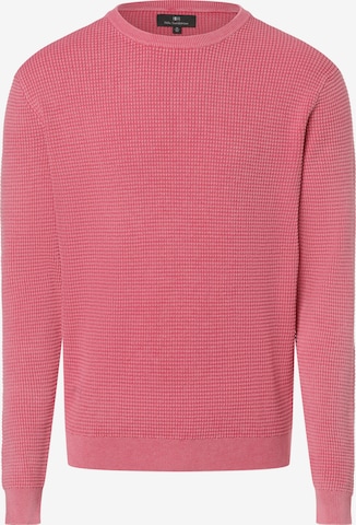 Pull-over Nils Sundström en rose : devant