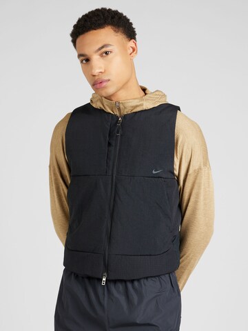 Gilet de sport 'TFADV AXIS' NIKE en noir : devant