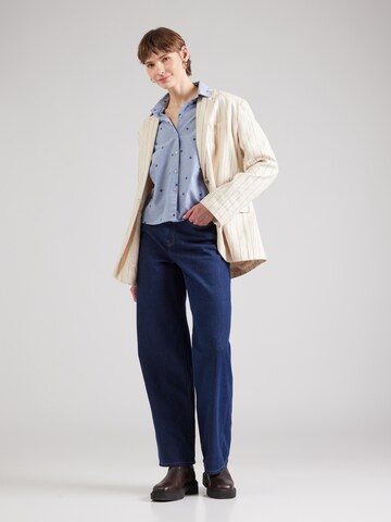 UNITED COLORS OF BENETTON Bluse in Blau