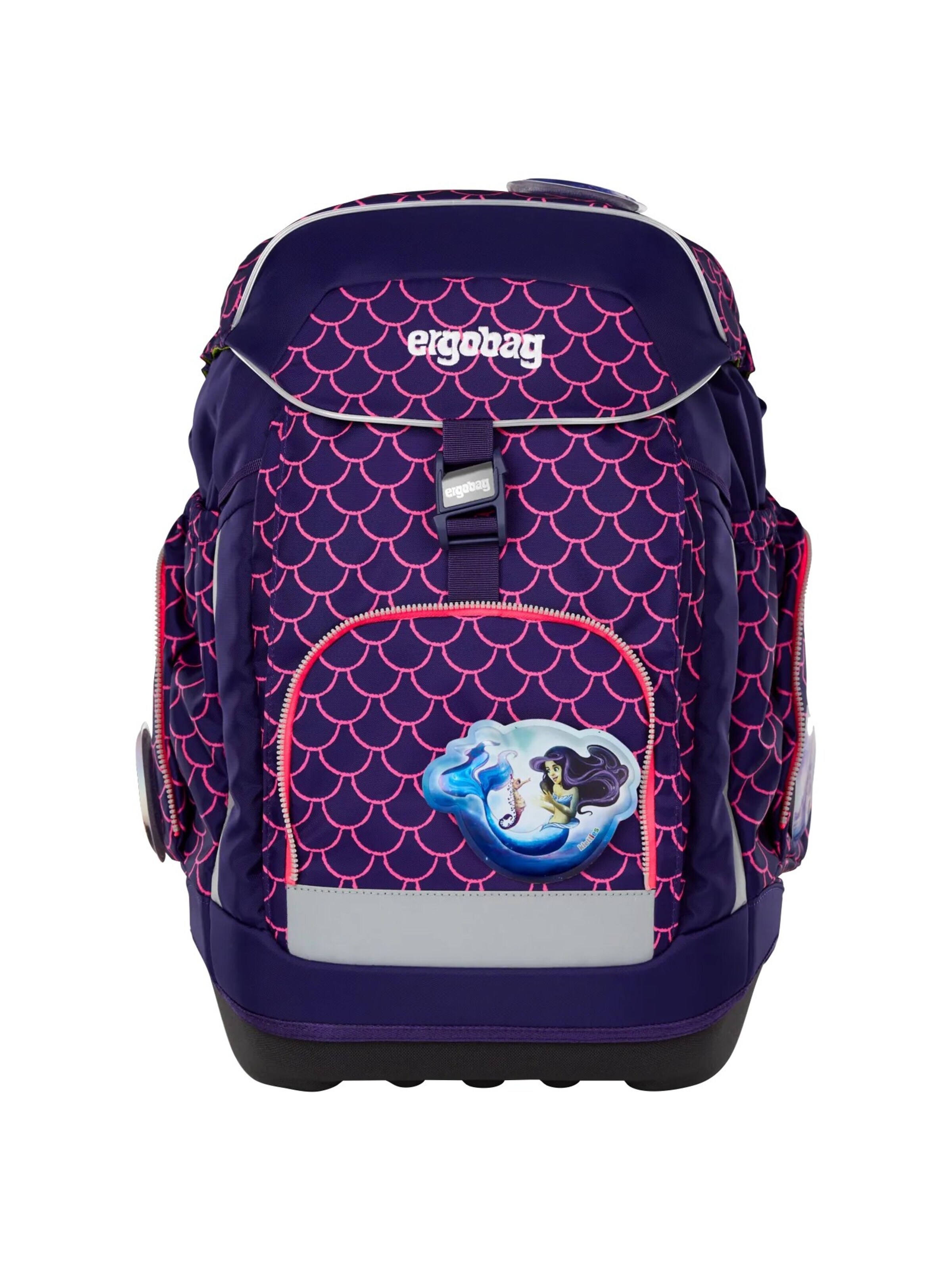 ergobag Backpack 'Schulranzen-Set maxi Set' in Purple