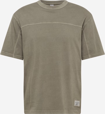 T-shirt fonctionnel Reebok en gris : devant
