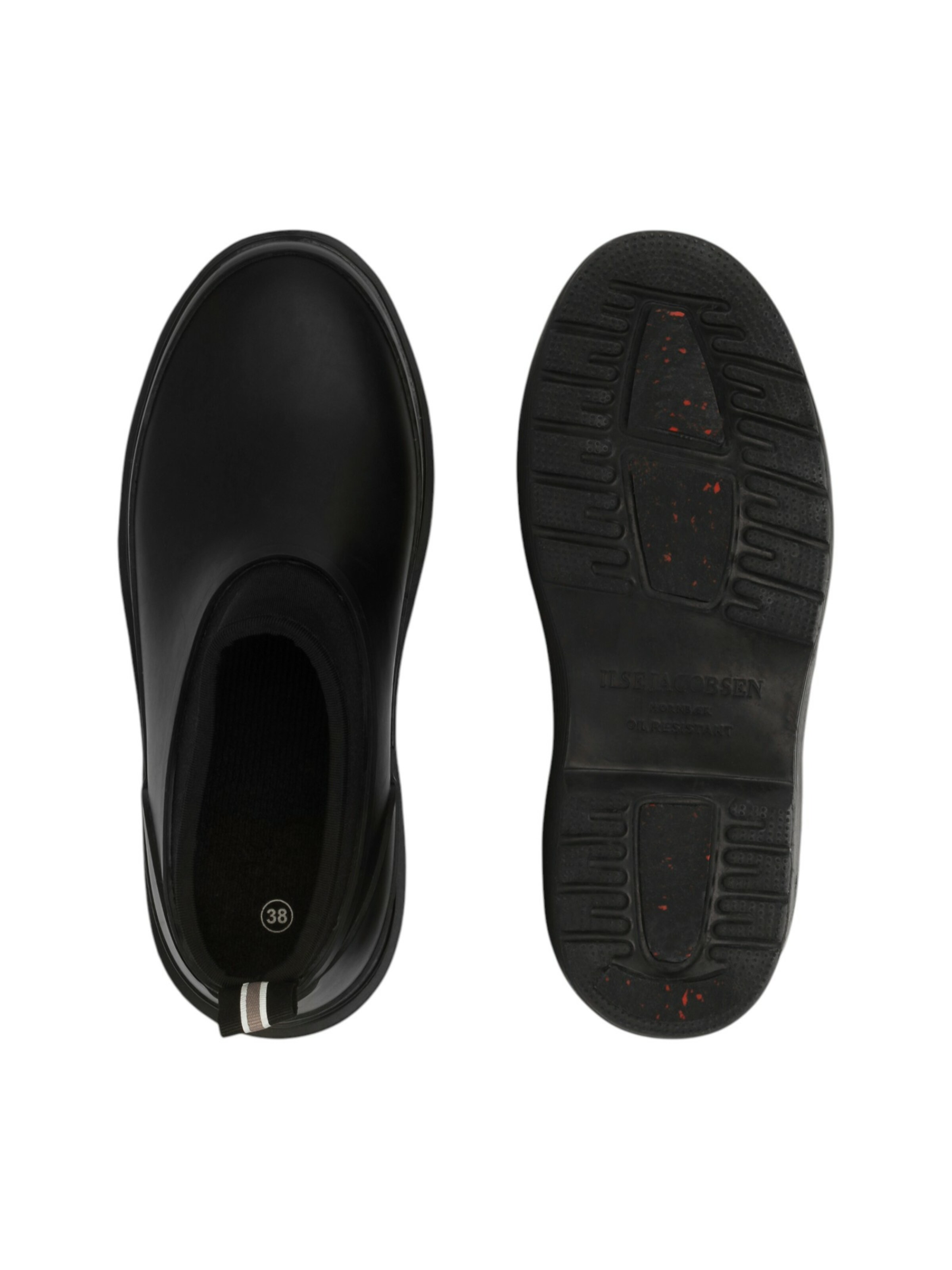 Bottes en caoutchouc 'RUBAIR12' ILSE JACOBSEN en noir